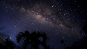 Potret Gugusan Bima Sakti di Langit Bali Saat Nyepi