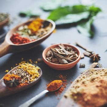 Shot of an assortment of spices