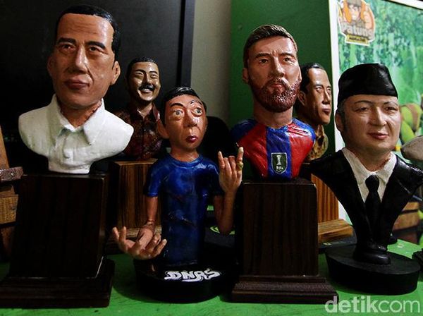 Seni Patung Ini Hasil Kreasi Pekerja Pabrik di Boyolali Lho