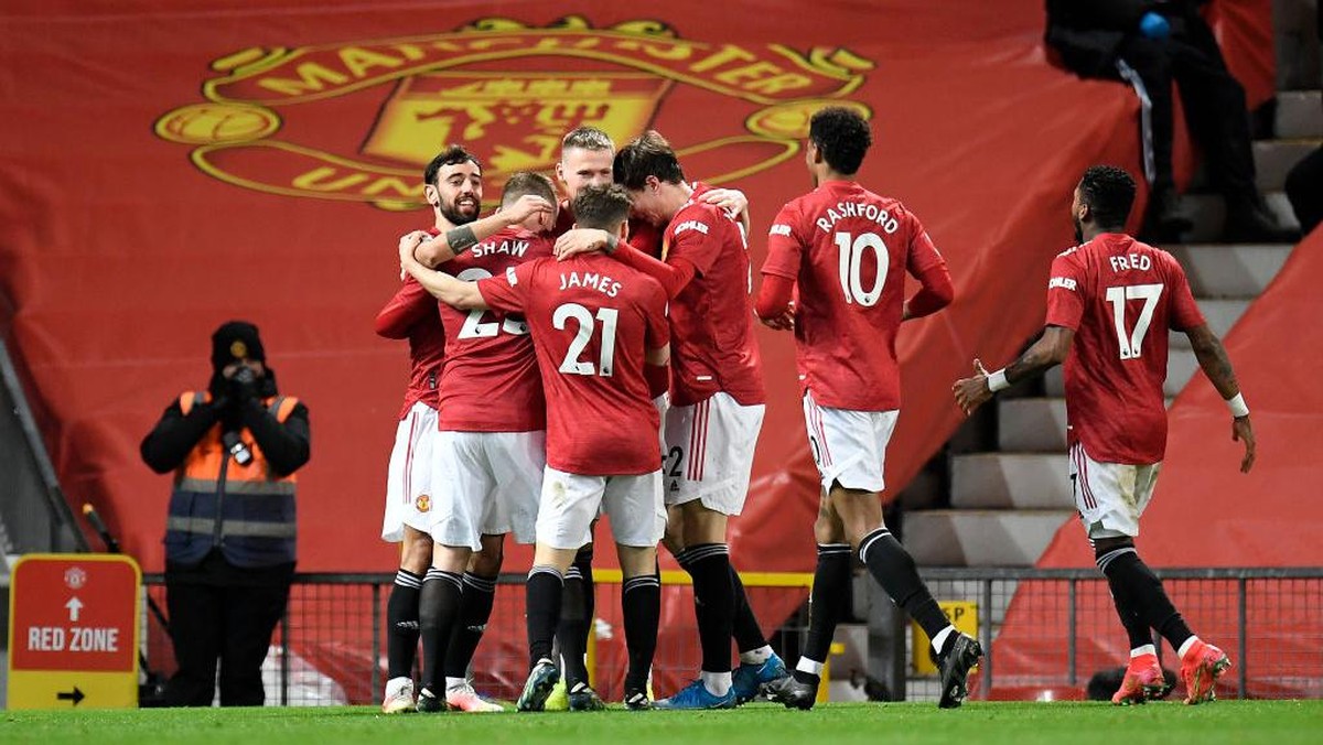 Manchester United disebut meraih poin penting dalam persaingan finis empat besar. (Foto: Getty Images/Pool)