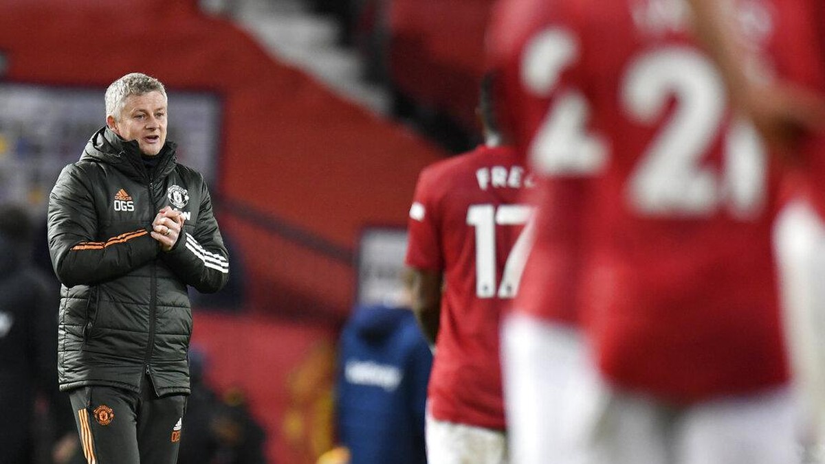 Ole Gunnar Solskjaer optimistis Manchester United bisa juara. (Foto: AP/Peter Powell)