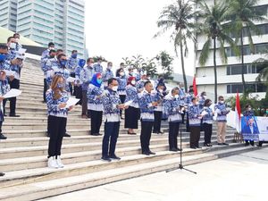 Dipimpin Ibas, Fraksi Demokrat DPR Bacakan Ikrar Setia ke AHY
