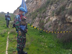 Satgas Garuda Temukan Mortir Aktif di Blue Line Lebanon Sisa Konflik 2006