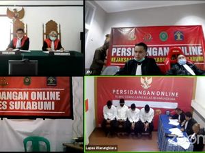 Tangis Nahkoda Terdakwa Bola Sabu di Sukabumi Saat Bacakan Nota Pembelaan Tangis Nahkoda Terdakwa Bola Sabu di Sukabumi Saat Bacakan Nota Pembelaan