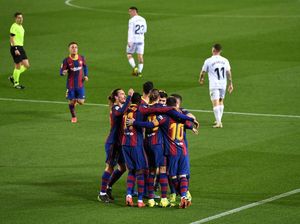 Barcelona Pesta Gol Libas Huesca