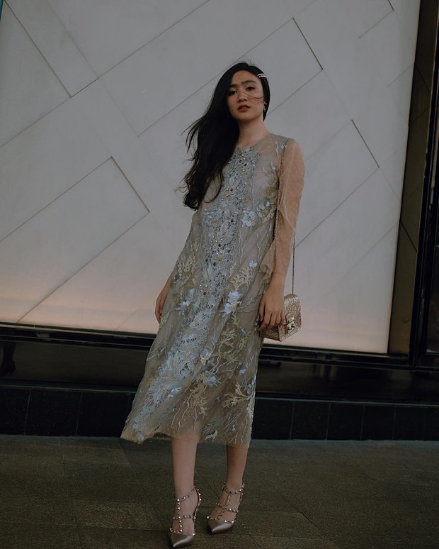 Febby Rastanty/instagram.com/febbyrastanty Febby Rastanty tampil manis dengan tulle dress/instagram.com/febbyrastanty