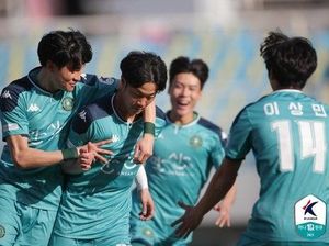 Tanpa Asnawi, Ansan Greeners Kalahkan Pemuncak Klasemen K League 2 Tanpa Asnawi, Ansan Greeners Kalahkan Pemuncak Klasemen K League 2