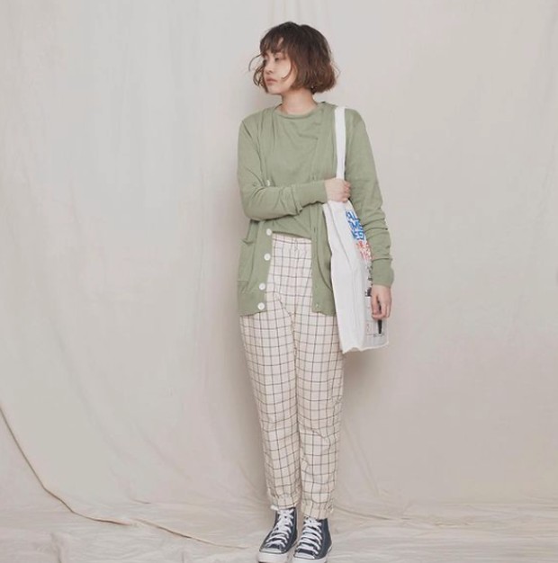 OOTD celana baggy pants/Instagram @nuhevita