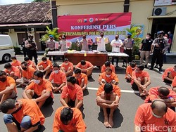 41 Pengedar dan Kurir Narkoba Ditangkap di Kota Kediri Selama 2 Bulan