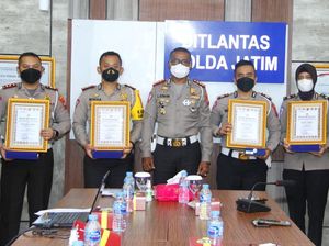 Polisi Sidoarjo Raih Juara 2 Road Safety Partnership Action dari Korlantas