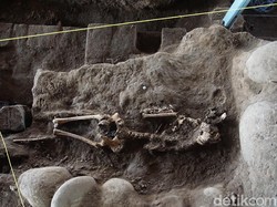 3 Kerangka Manusia Ditemukan di Situs Kumitir Mojokerto