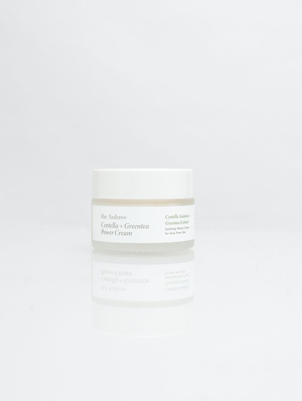 The Aubree Centella + Greentea Power Cream (sumber : aubreeskin.com)