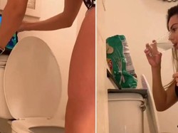 Jijik! Makan dan Minum sambil BAB di Toilet jadi Tren di TikTok