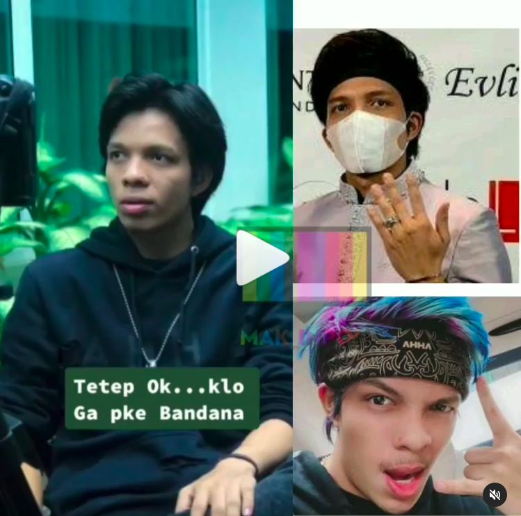 Atta Halilintar tanpa bandana