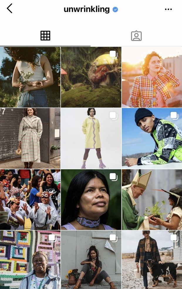 Feeds instagram @unwrinkling.