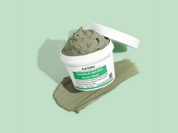 Kleveru Centella & Spirulina Green Mask/Foto: Instagram.com/kleveruorganics clay mask kleveru