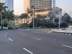 Olah TKP Pesepeda Ditabrak Mercy di HI, Lalin dari Thamrin Dialihkan