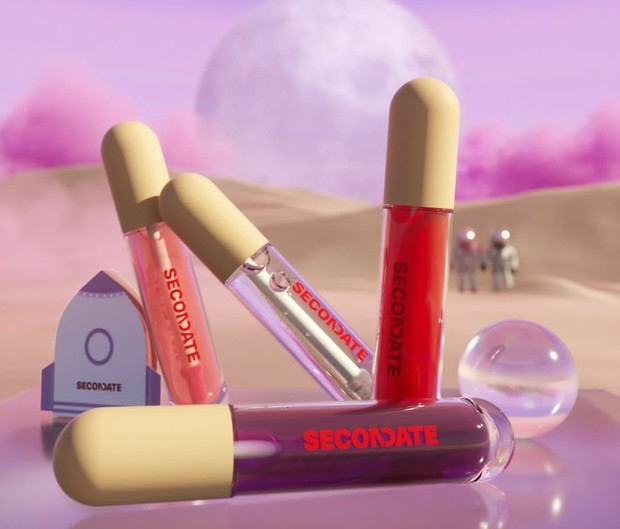 Pilihan keempat warna lip gloss/Foto: Instagram.com/secondatebeauty Secondate Gel Lip Gloss