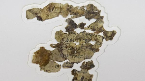 Potret Potongan Alkitab Berusia 2.000 Tahun yang Ditemukan di Israel