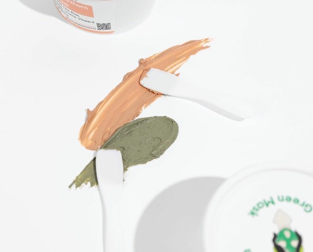 Tekstur masker yang buttery dan lembut/Foto: Instagram.com/kleveruorganics clay mask kleveru