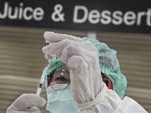 Seorang Pegawai BUMD Polman Takut Jarum Suntik Vaksin, Begini Reaksinya