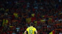 Bukan Zlatan Ibrahimovic namanya yang suka memberikan kata-kata yang penuh ciri khas dirinya. Mari lihat lagi, apa saja yang pernah Ibra bilang (Getty Images/Lars Baron)
