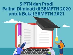 5 PTN dan Prodi Paling Diminati di SBMPTN 2020 untuk Bekal SBMPTN 2021
