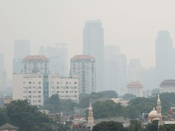 Berkabut, Kualitas Udara Jakarta Terburuk Ke-3 di Dunia Versi IQAir