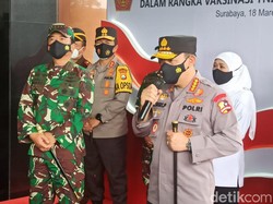 Kasus Corona Terus Turun, Kapolri Puji Penanganan COVID-19 di Jatim