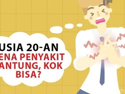Kenali! Ini 4 Penyebab Sakit Jantung di Usia 20-an
