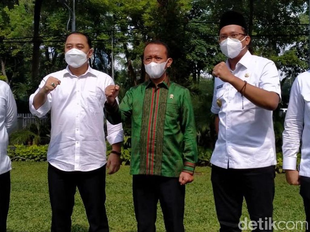 Kepala BKPM Bertemu Tiga Kepala Daerah Surabaya Raya, Ini yang Dibahas Kepala BKPM Bertemu Tiga Kepala Daerah Surabaya Raya, Ini yang Dibahas
