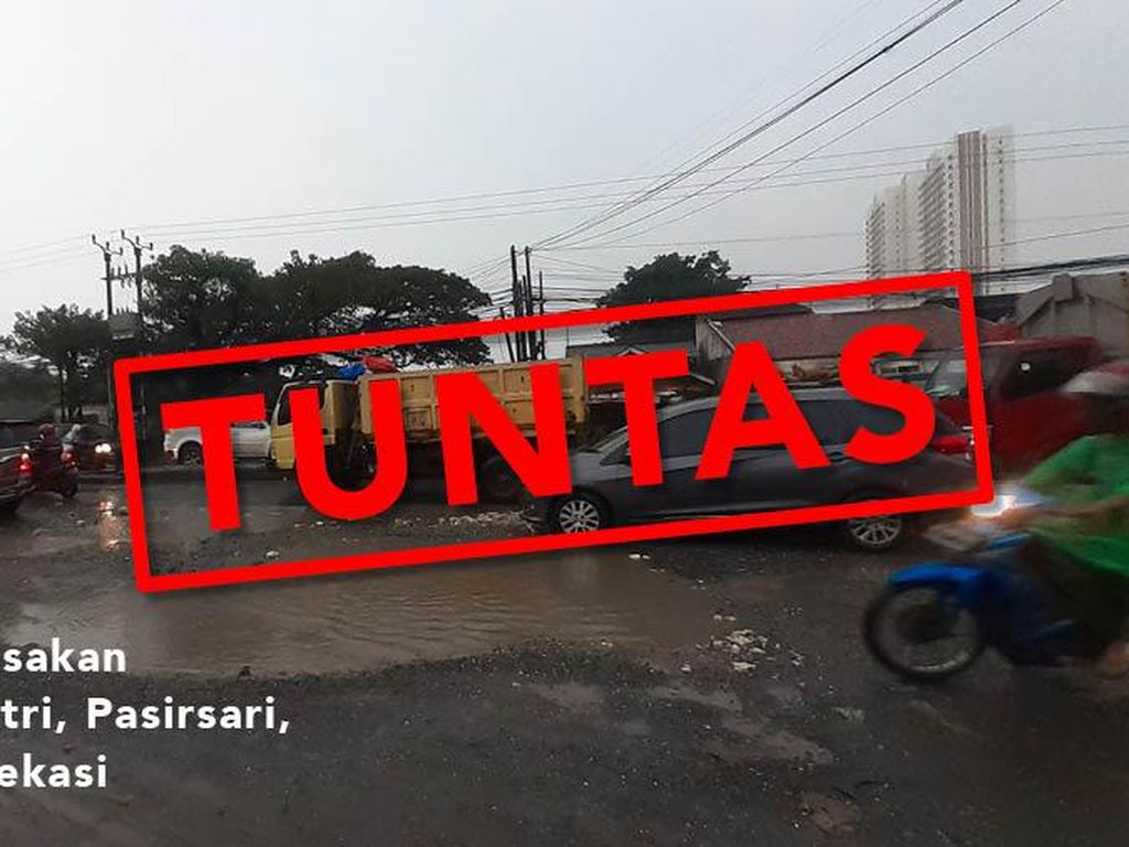 Before-after Ruas Jl Raya Industri: Dulu Rusak, Kini Rampung Diperbaiki Before-after Ruas Jl Raya Industri: Dulu Rusak, Kini Rampung Diperbaiki