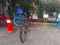 Ada #PakiruntukSepeda, Sepeda di Stasiun Tebet Tak Lagi Dirantai di Pagar