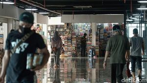 Sepinya Pasar Buku Kenari Jakpus di Tengah Pandemi