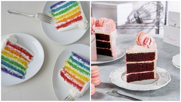 Rainbow Cake dan Red Velvet