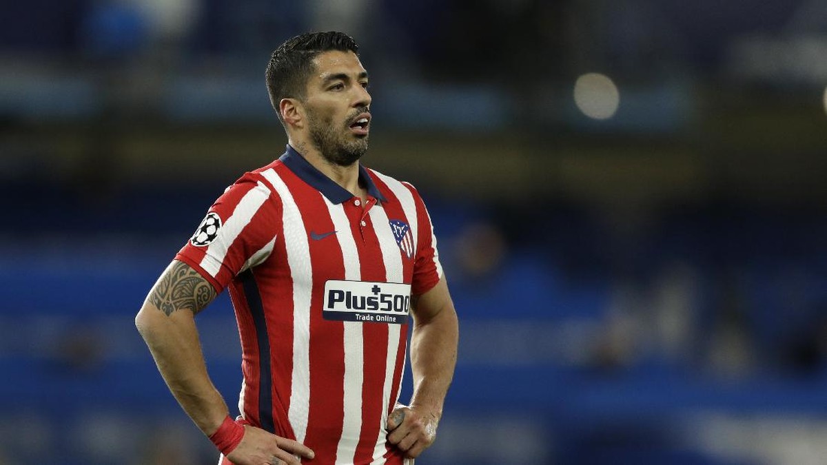 Striker Atletico Madrid, Luis Suarez. (Foto: Matt Dunham/AP)