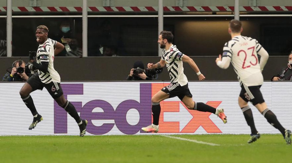 Manchester United menyingkirkan AC Milan dari ajang Liga Europa usai menang 1-0 (Foto: Getty Images/Emilio Andreoli)