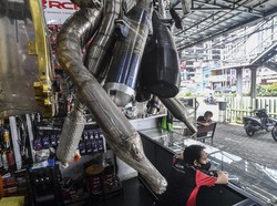 Razia Knalpot Bising di Malaysia, Motor Polisi Juga Diciduk