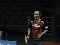 Legenda Badminton Hastomo Arbi Semangati Tim Bulutangkis RI