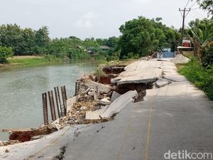 Longsor Tanjung Burung Akan Diperbaiki Pakai Anggaran Pemkab Tangerang