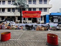 Oditur Militer Jakarta Musnahkan Barang Bukti Granat hingga Narkoba