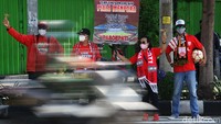 Kampanye tersebut bertujuan untuk mendukung pelaksanaan Piala Menpora 2021 tanpa penonton di stadion guna mencegah penyebaran virus COVID-19.