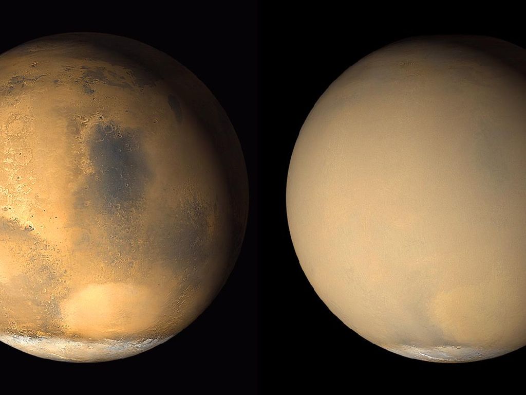 Gerhana Matahari Menakjubkan Kelihatan dari Mars, 40 Detik