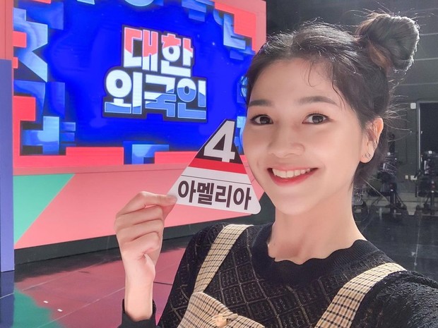 Amelia Tantono di MBC South Korean Foreigners/www.instagram.com/amelia_tantono Amelia Tantono di MBC South Korean Foreigners