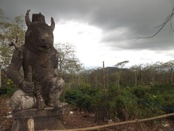 Cerita Patung Lembu Suro yang Dipercaya Lindungi Blitar dari Letusan Gunung Kelud