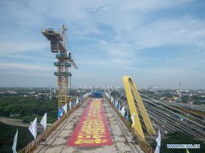 Bentang Panjang Terbesar Kereta Cepat JKT-BDG Mendarat Sempurna!