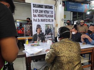Bertemu Hotman Paris, Mahfud Md Datangi Kopi Johny