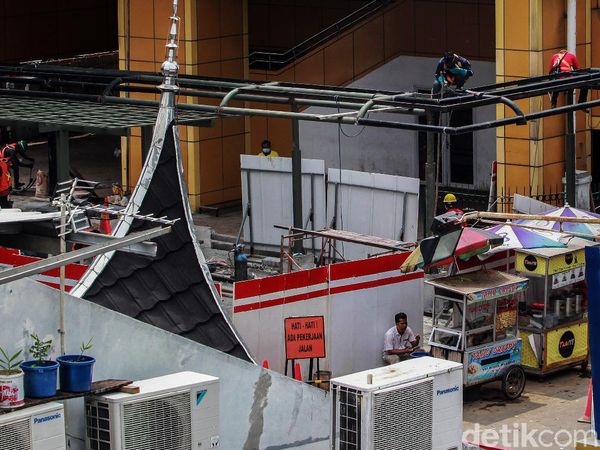 Progres Terkini Penataan Stasiun Gondangdia