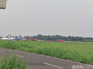 Trigana Air Tergelincir di Halim Baru 2 Menit Terbang, Ada Kendala Teknis Trigana Air Tergelincir di Halim Baru 2 Menit Terbang, Ada Kendala Teknis