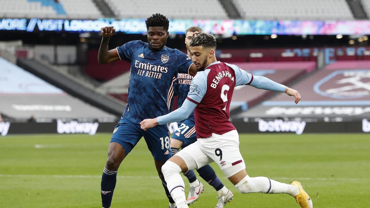 West Ham United vs Arsenal tuntas 3-3. (Foto: Getty Images/Pool)